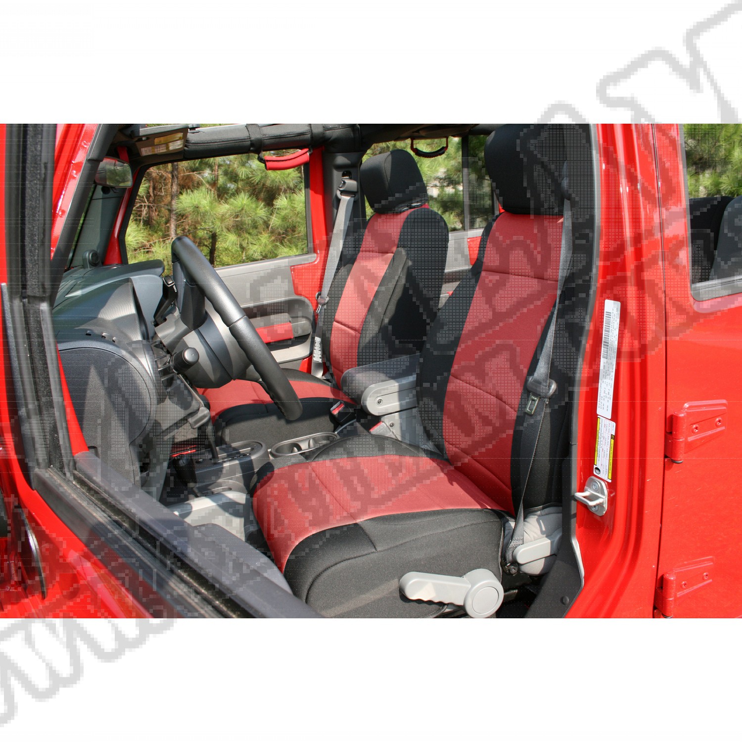 Pokrowce foteli przednich neopren 07-10 Jeep Wrangler