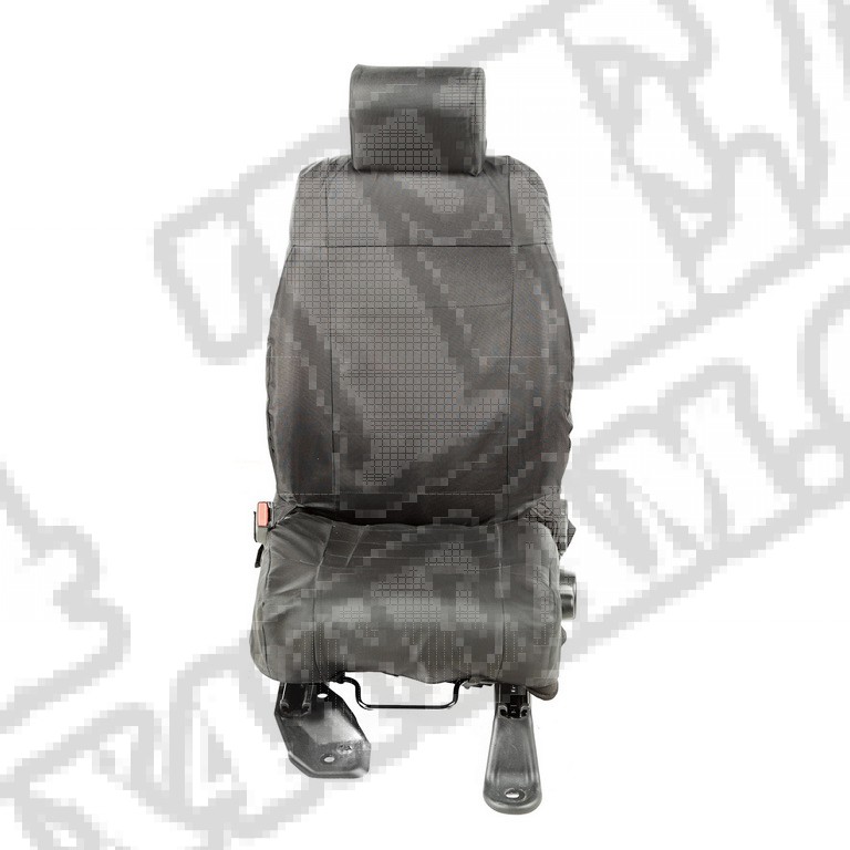 Pokrowce Ballistic, przód, czarne; 07-10 Jeep Wrangler JK/JKU