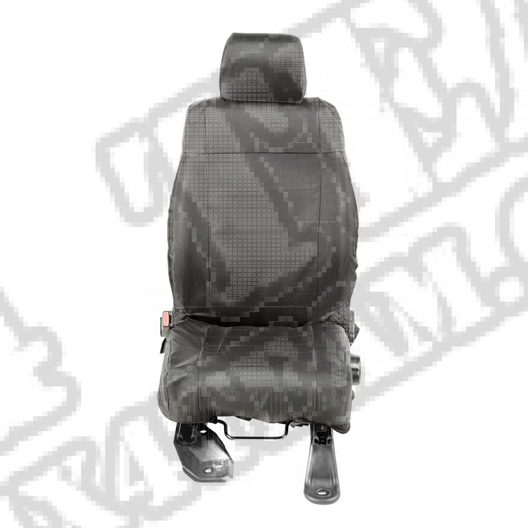 Pokrowce Ballistic, przód, czarne; 11-16 Jeep Wrangler JK/JKU