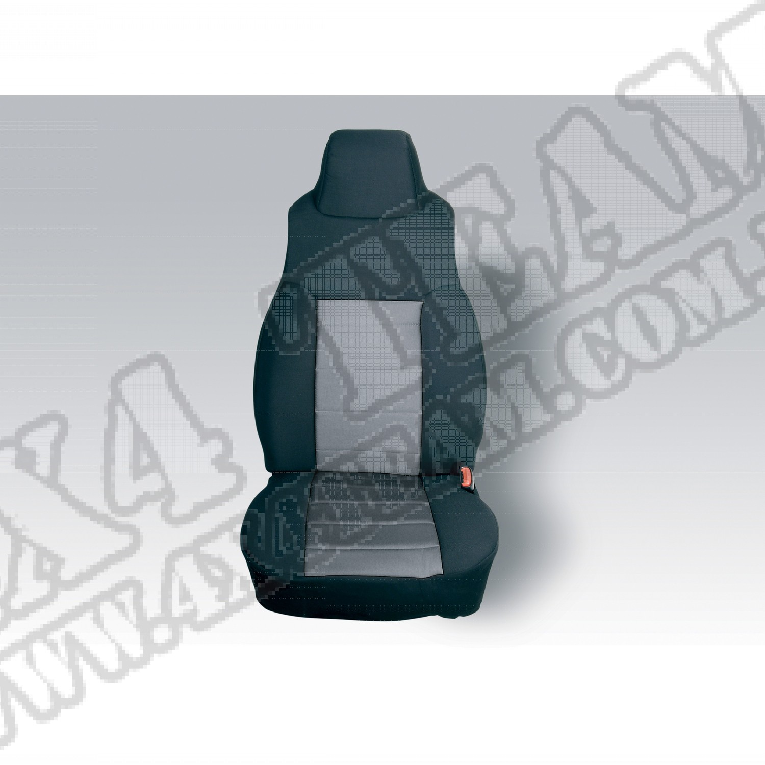 Pokrowce przednich foteli czarno/szare 97-02 Jeep Wrangler TJ 