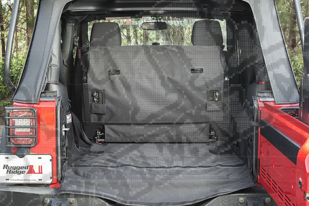 Wykładzina C3 Cargo Cover, 2-drzwiowy bez subwoofera; 07-16 Jeep Wrangler JK