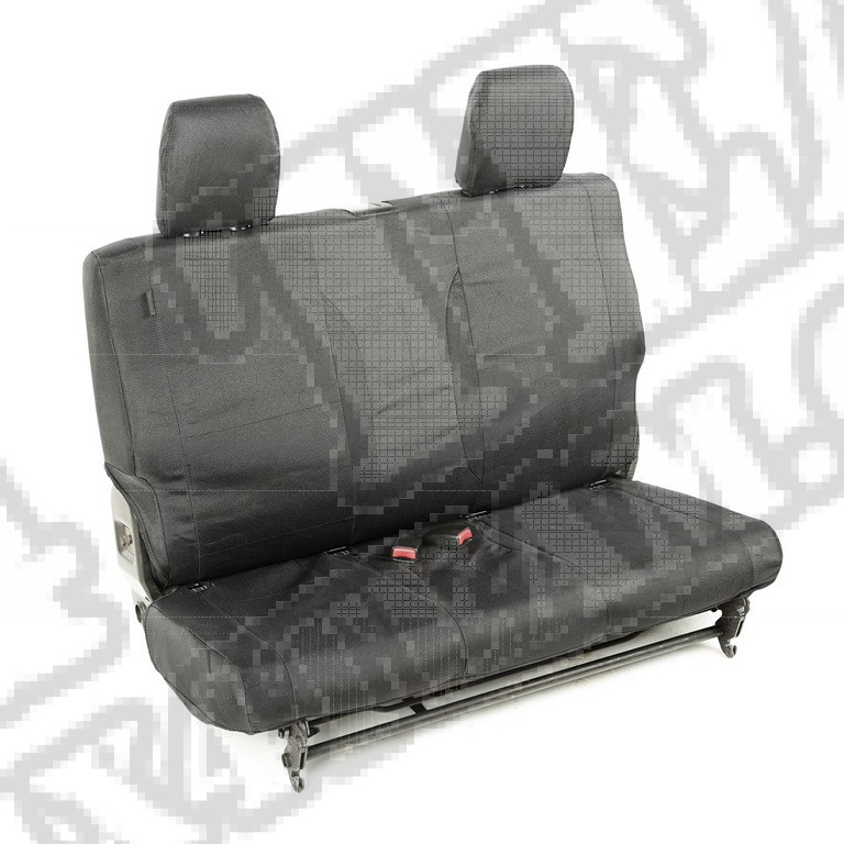 Pokrowce Elite Ballistic, tył, czarne, 2 Dr; 07-10 Wrangler JK