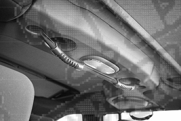 Podwójne rączki tylne czarny 07-15 Jeep Wrangler JK