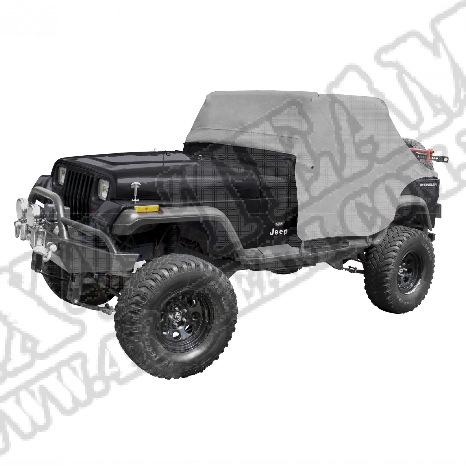 Plandeka kabiny pasażerskiej szara 87-91 Jeep Wrangler YJ