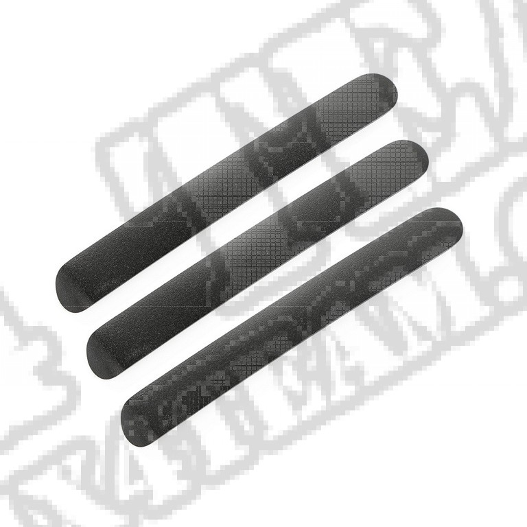 Wkładki klamek zewnętrznych, czarne, 2 Dr; 07-16 Jeep Wrangler JK/JKU