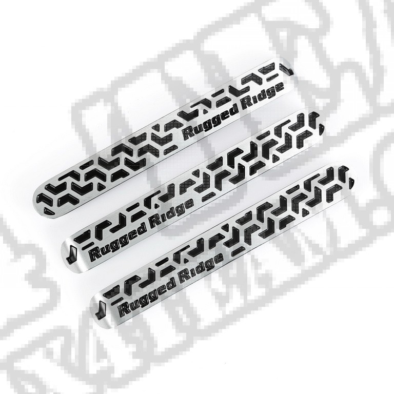 Wkładki klamek zewnętrznych, aluminum, 2 Dr; 07-17 Jeep Wrangler JK