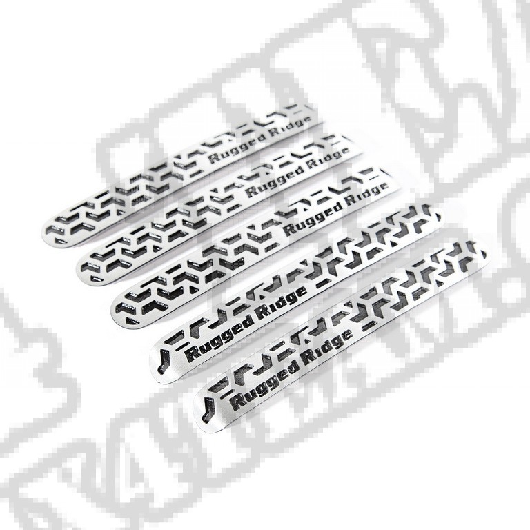Wkładki klamek zewnętrznych, aluminum, 4 Dr; 07-17 Jeep Wrangler JKU