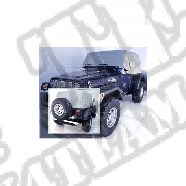 Pokrowiec kabiny pasażerskiej szary 92-06 Jeep Wrangler