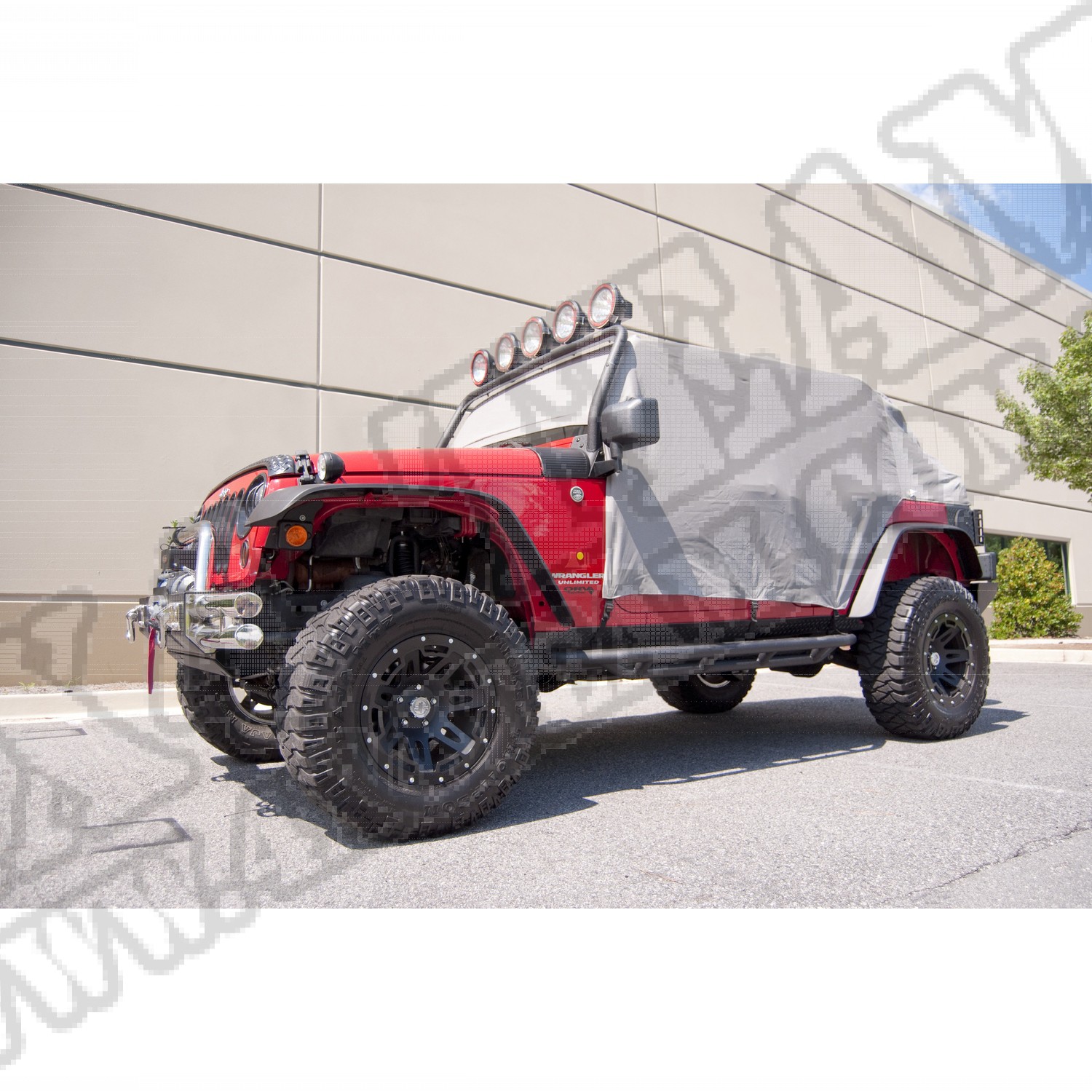 Pokrowiec kabiny pasażerskiej szary 07-15 Jeep Wrangler JK 4 drzw.