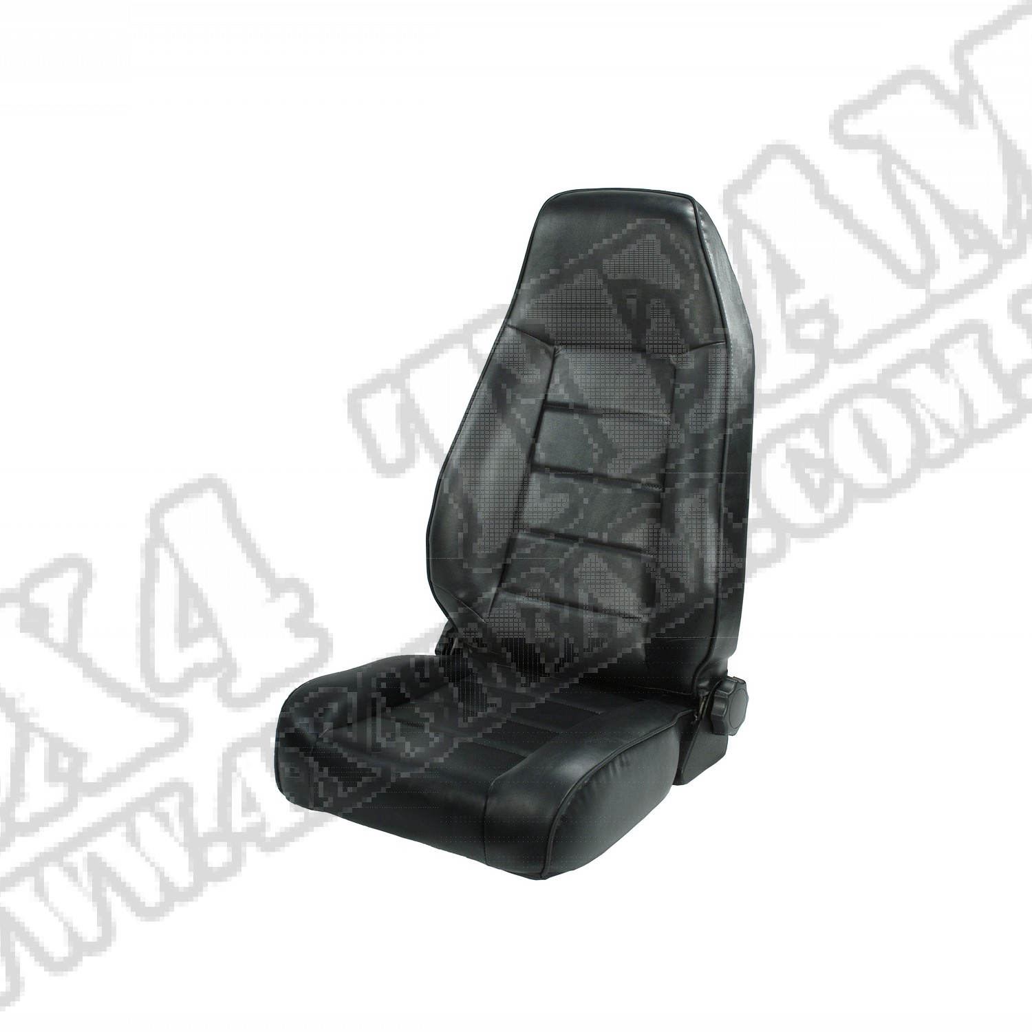 Fotel przedni typu High-Back, rozkładany czarny 76-02 Jeep CJ/Wrangler