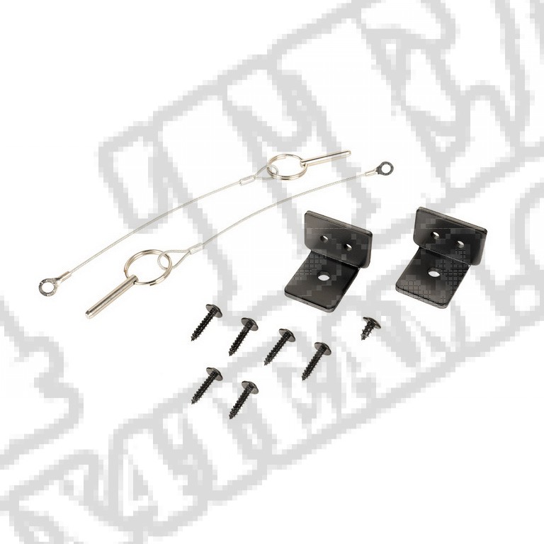 Brackets w/Pins & Screws, Dr Surrounds; 97-06 TJ 