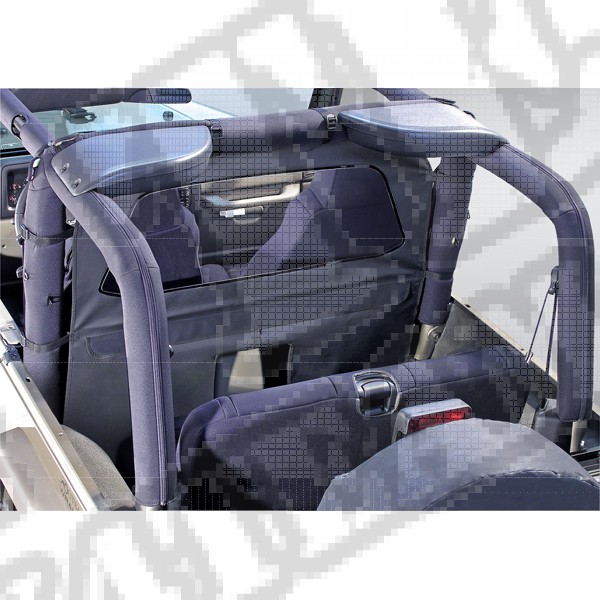 Kurtyna klatki bezpieczeństwa black denim 80-06 Jeep CJ/Wrangler