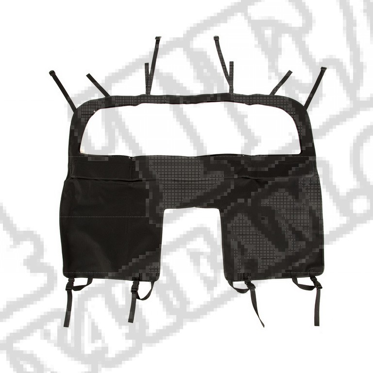 Osłona Windbreaker; 07-18 Jeep Wrangler JKU, 4 drzwiowy
