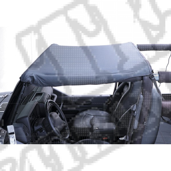 Dach typu Brief Summer czarny 87-91 Jeep Wrangler YJ 