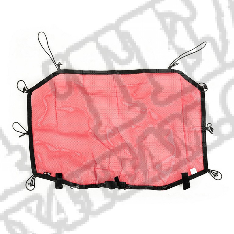 Daszek Sun Shade do hardtopa, czerwony; 07-16 Jeep Wrangler JK/JKU