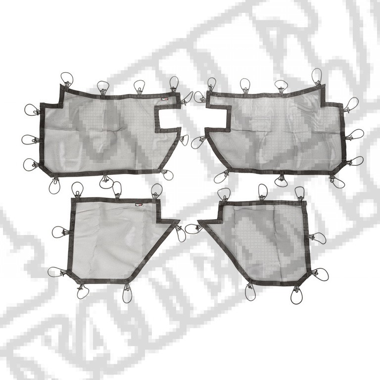 Komplet wypełnienia drzwi rurowych; 07-17 Jeep Wrangler JK/JKU