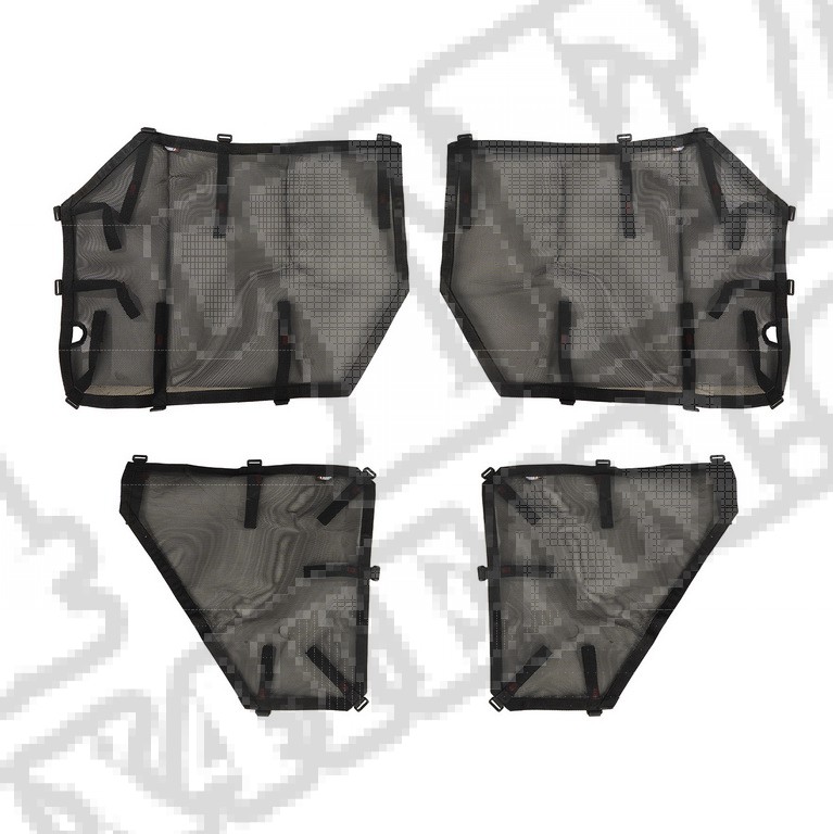 Poszycie drzwi rurowych Fortis, komplet, 18-19 Jeep Wrangler JLU
