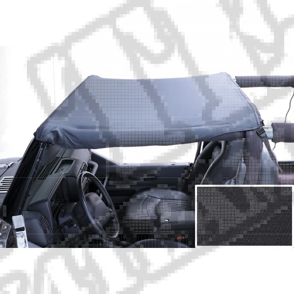 Dach typu Summer Brief black denim, 97-06 Jeep Wrangler