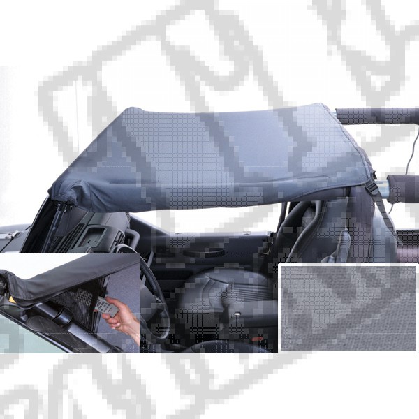 Dach typu Brief z kieszeniami szary 92-95 Jeep Wrangler YJ