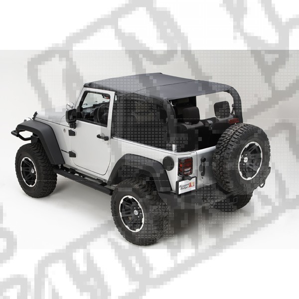 Dach typu Island Topper black diamond 07-09 Jeep Wrangler JK