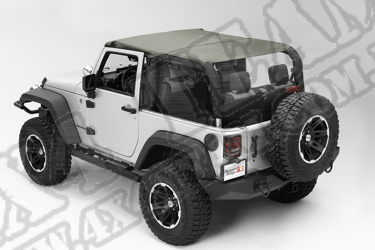 Dach typu Island Topper z kieszeniami 10-15 Jeep Wrangler JK