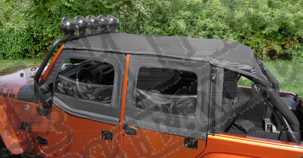 Dach typu Island Topper z kieszeniami 10-15 Jeep Wrangler Unlimited JK