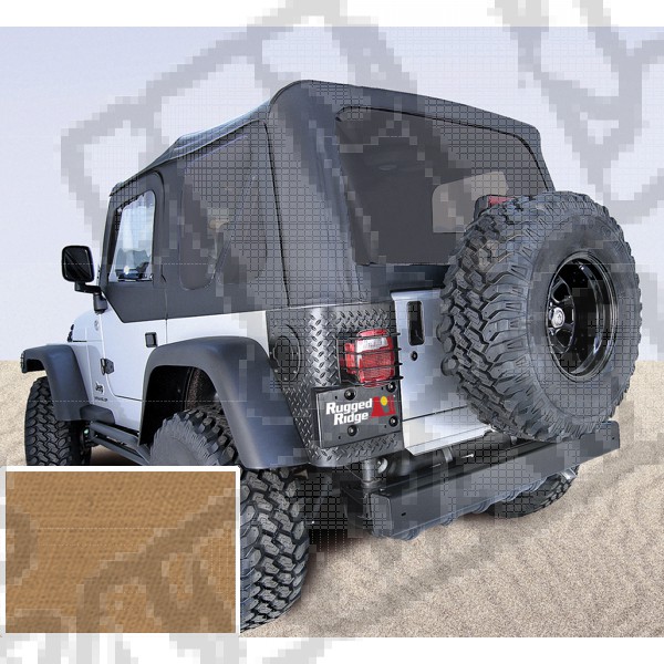 Miękki dach Z poszyciem drzwi spice 97-02 Jeep Wrangler TJ