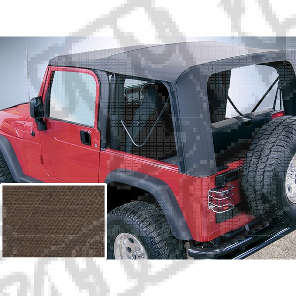 Miękki dach khaki diamond 03-06 Jeep Wrangler TJ