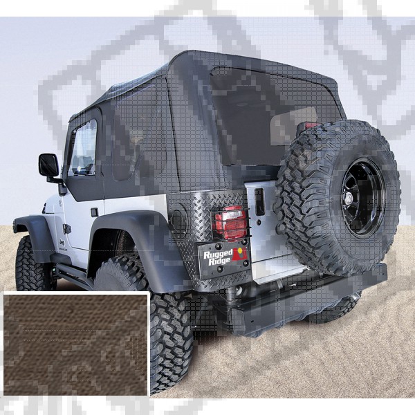 Miękki dach khaki diamond 03-06 Jeep Wrangler TJ