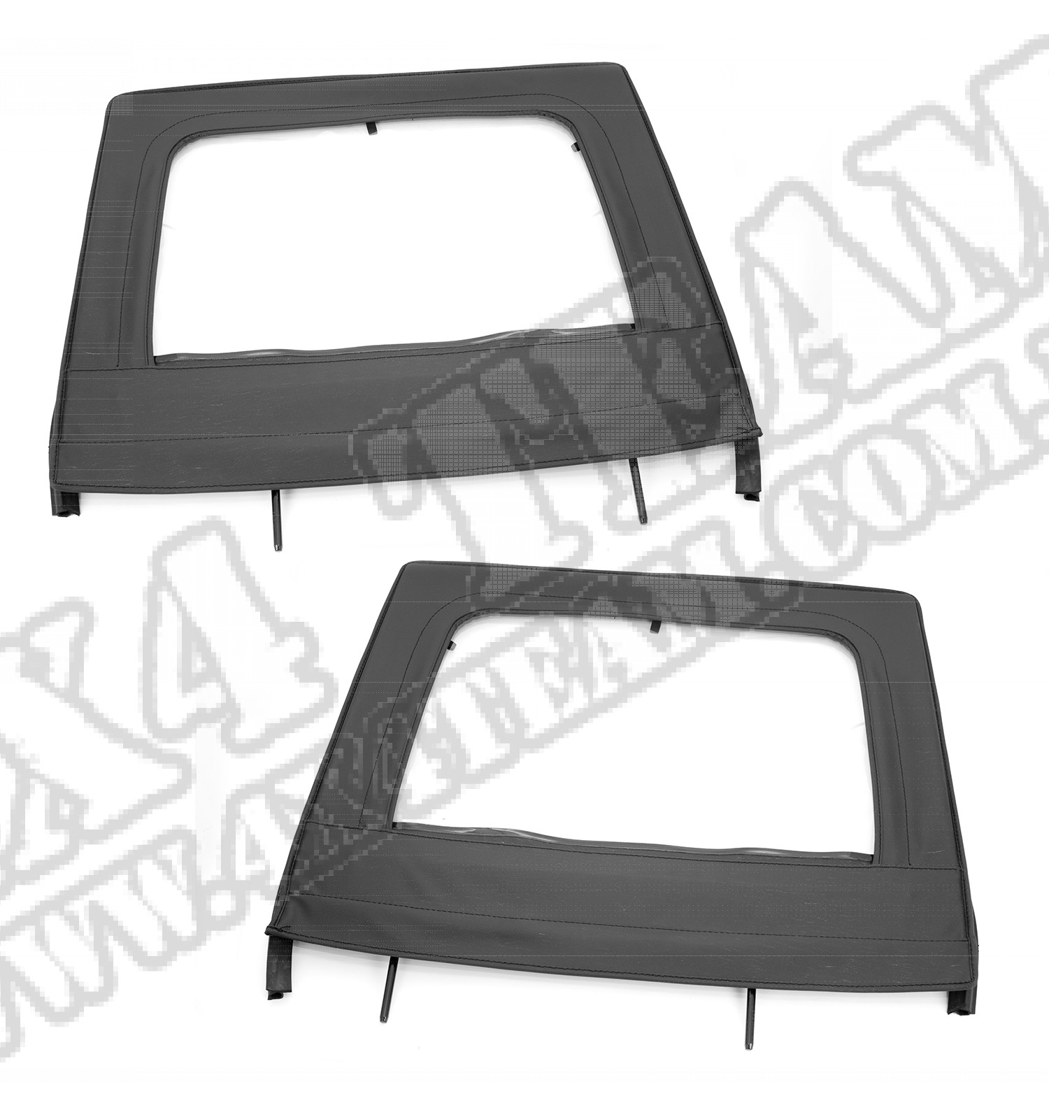 Nadstawki kowbojek tylne, black diamond 07-15 Jeep Wrangler JK 4 drzw