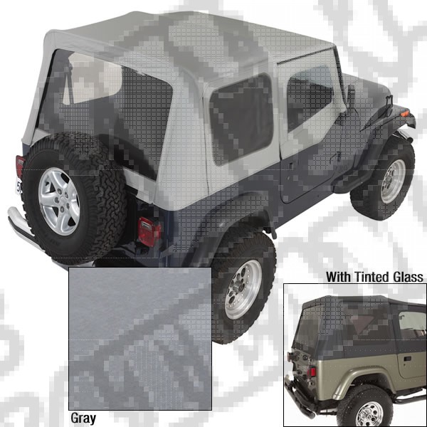 Miękki dach XHD charcoal 88-95 Jeep Wrangler YJ