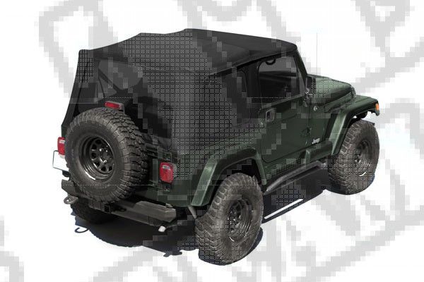 Miękki dach XHD black diamond 88-95 Jeep Wrangler YJ