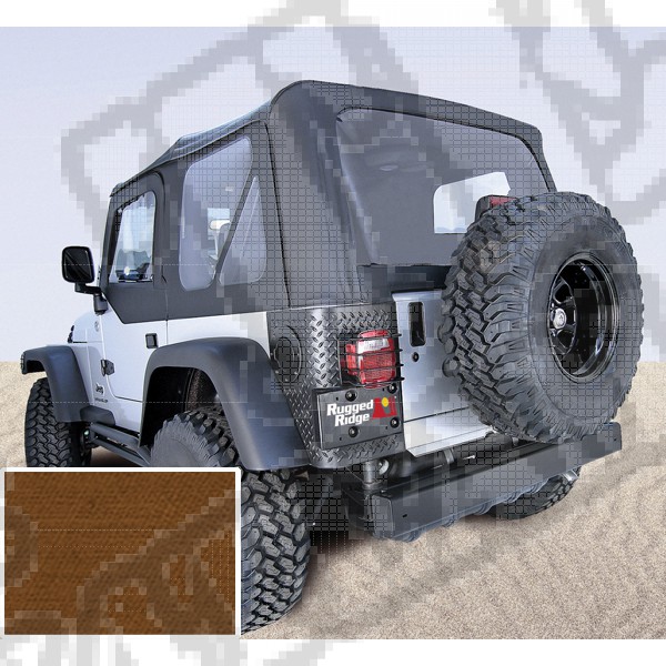 Miękki dach XHD dark tan 97-06 Jeep Wrangler TJ