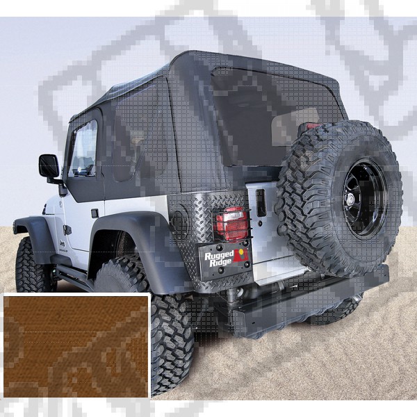 Miękki dach XHD dark tan 97-06 Jeep Wrangler TJ