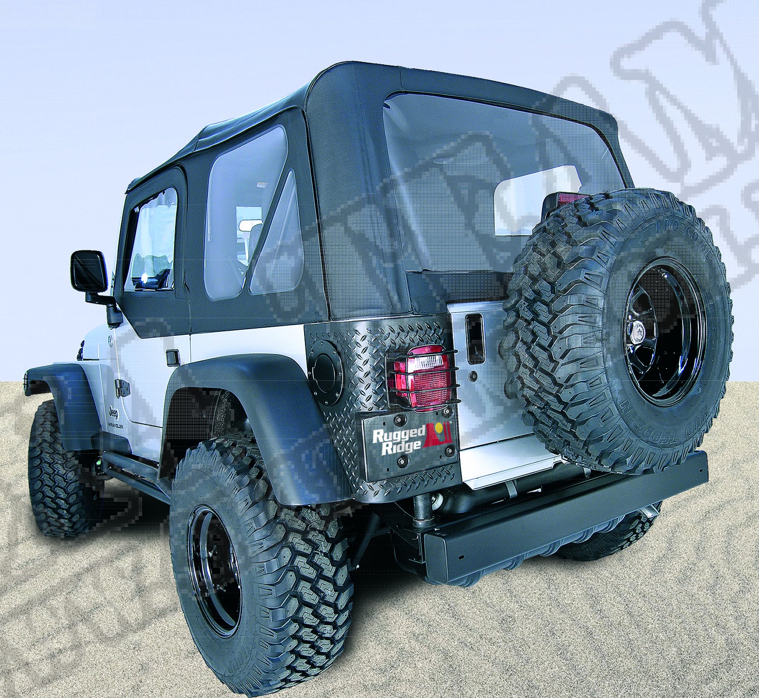 Miękki dach XHD black diamond 97-06 Jeep Wrangler TJ
