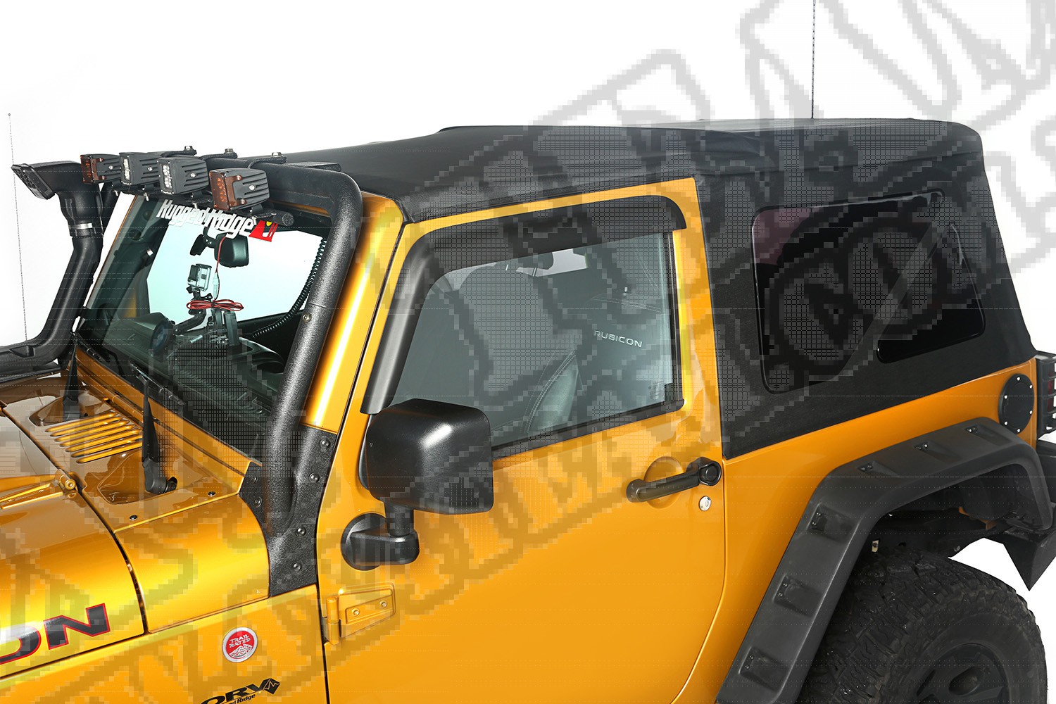 Plandeka brezentowa, Black Diamond, 10-15 Jeep Wrangler 2-Drzwiowy