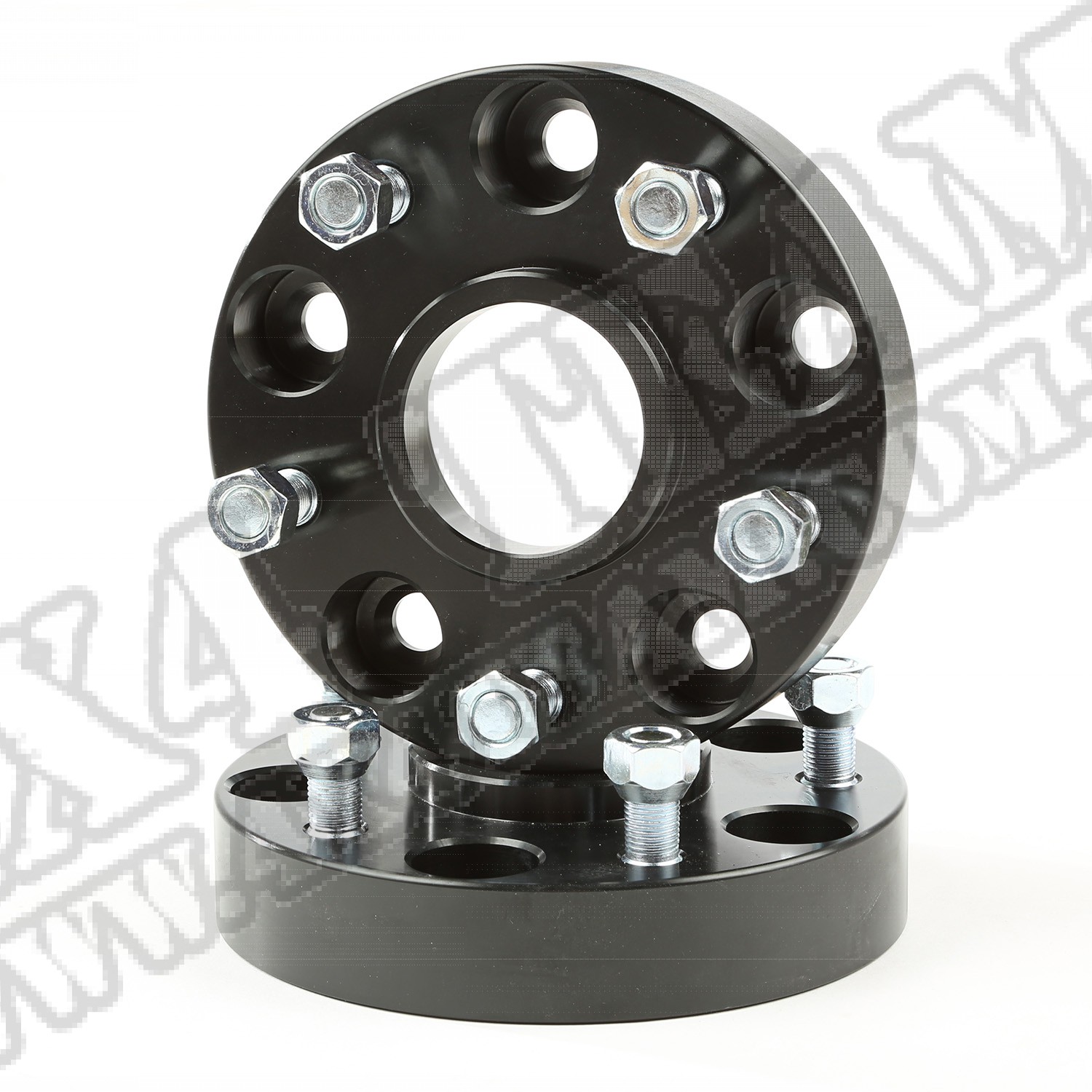 Dystanse, 1.25", czarne, 5 x 5", 99-04 Jeep Grand Cherokee
