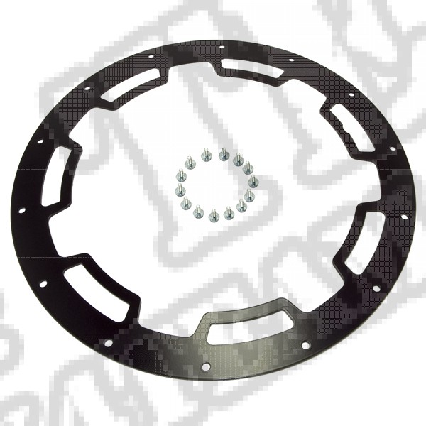 Pierścień ochronny felgi satin black 07-15 Jeep Wrangler JK