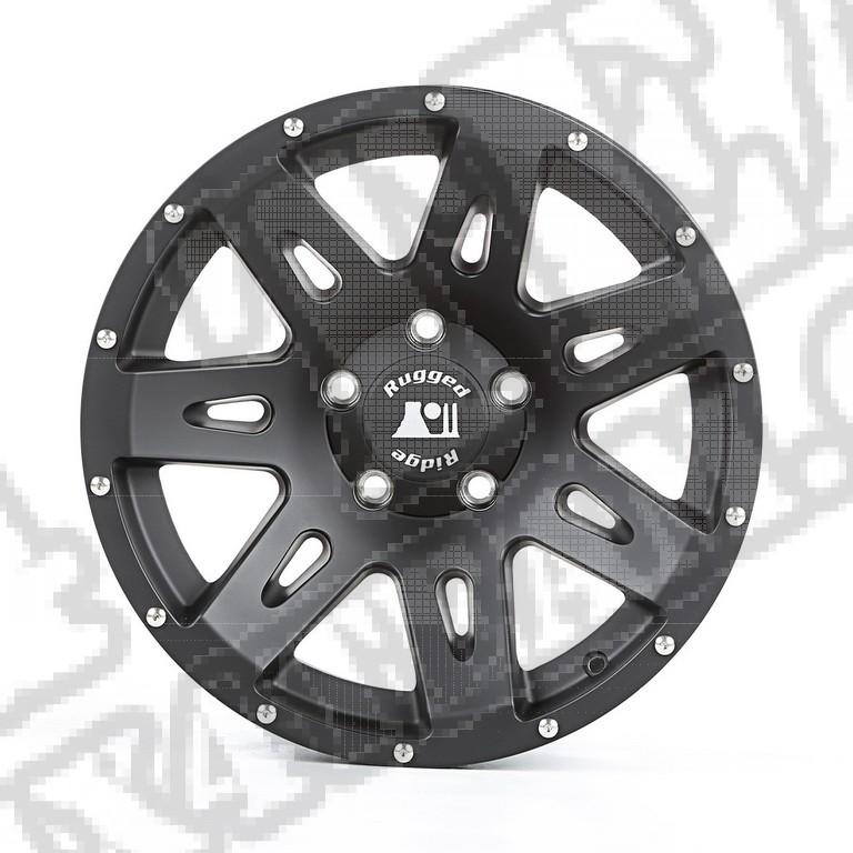 Felga XHD czarna satyna, 17x8.5; 07-16 Jeep Wrangler JK/JKU
