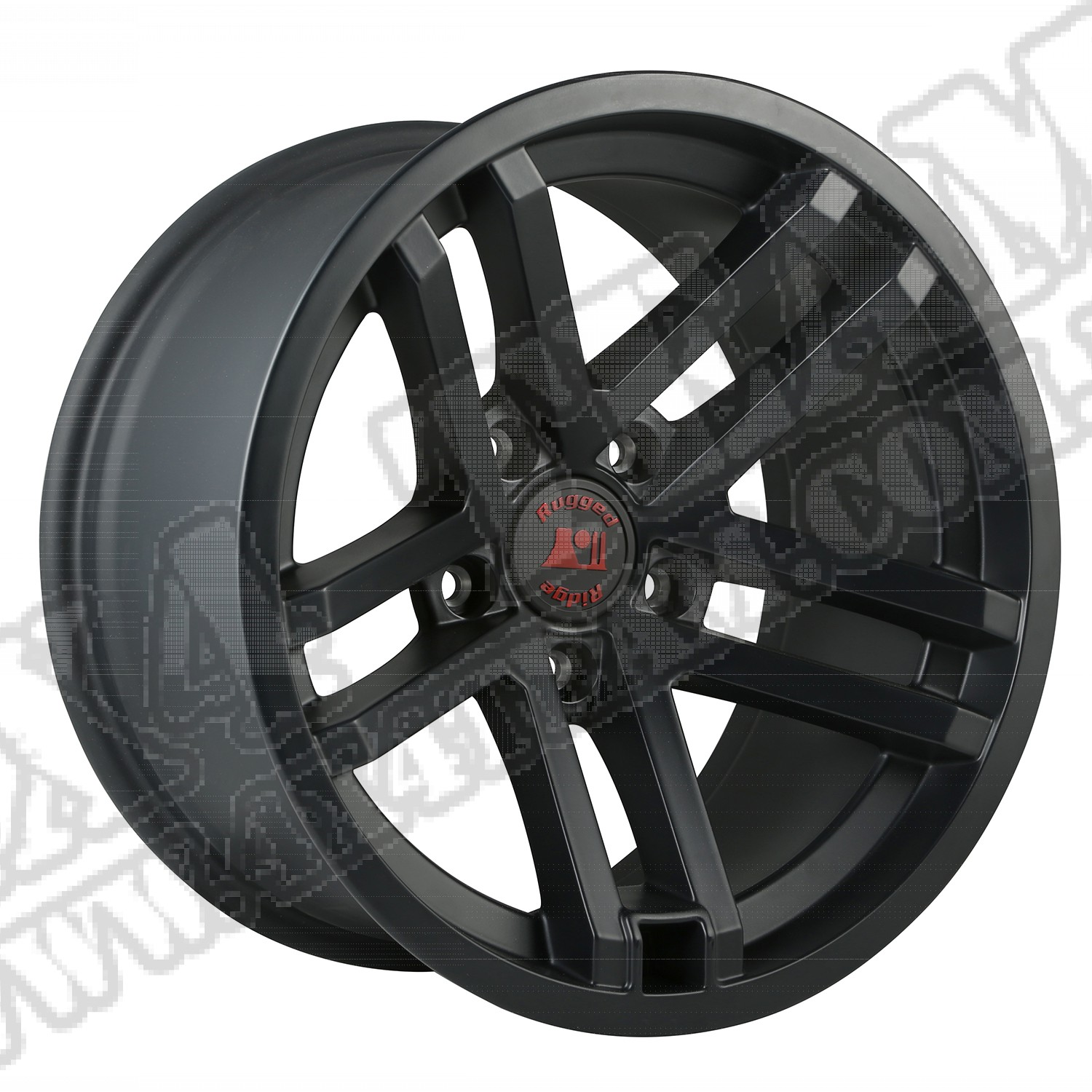 Felga Jesse Spade, 17X9, Black Satin, 07-18 Jeep Wrangler wszystkie modele