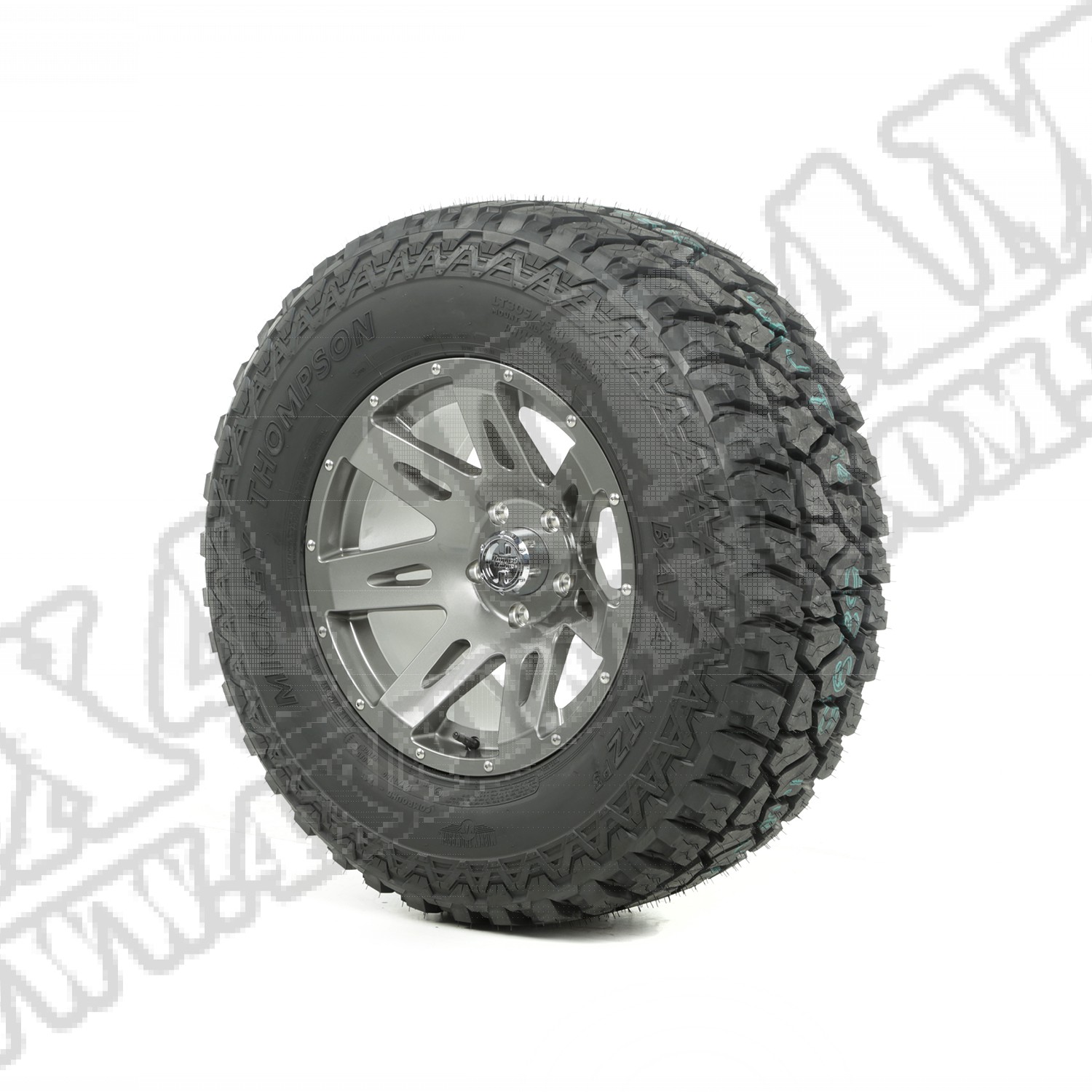 Zestaw felga z oponą 17" gun metal 305/65R17 ATZ 