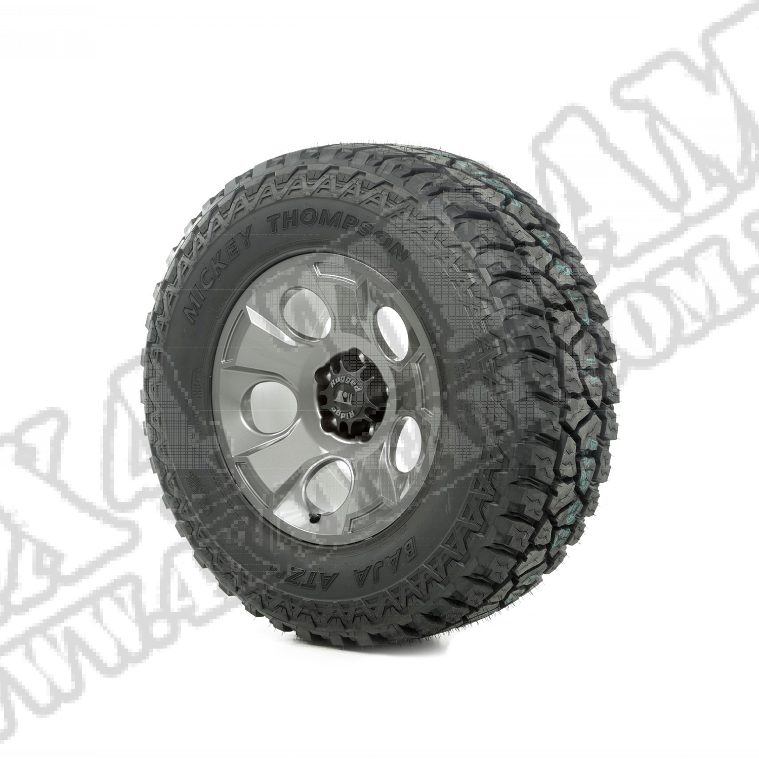 Zestaw felga Drakon z oponą 17" gun metal 315/70R17 ATZ 