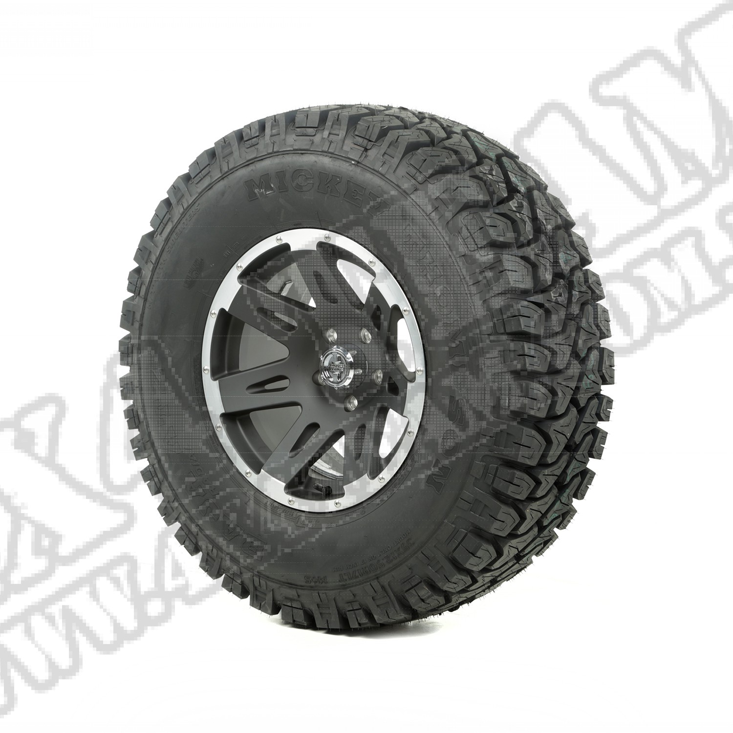 Zestaw felga z oponą 17" black satin 35X12.50X17