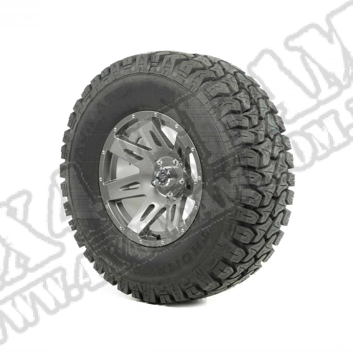 Zestaw felga z oponą 17" gun metal 35X12.50X17 ATZ 