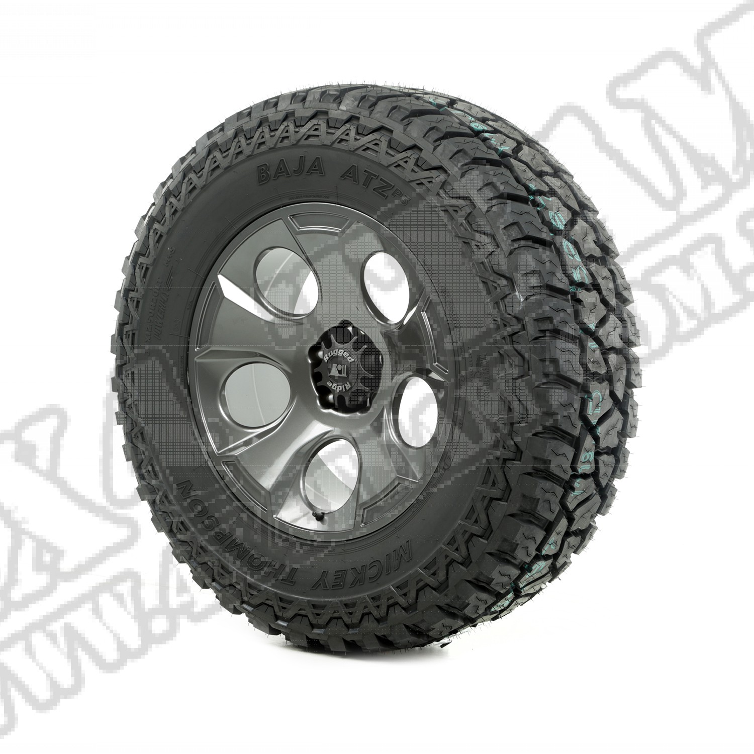Zestaw felga Drakon z oponą 20" gun metal 37X12.50X17 ATZ P3
