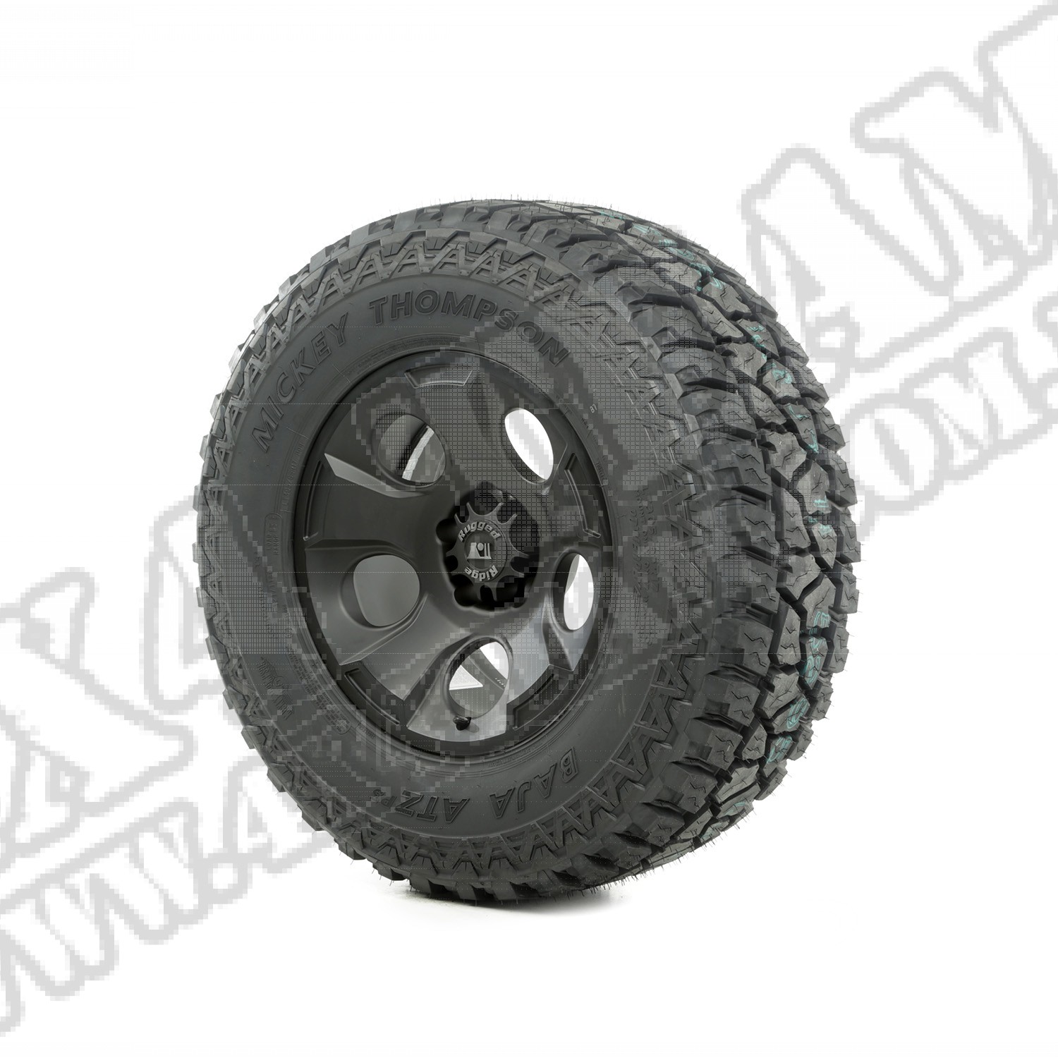 Koło, 17 Drakon, Czarna satyna, 305/65R17 ATZ P3, 07-12 JK