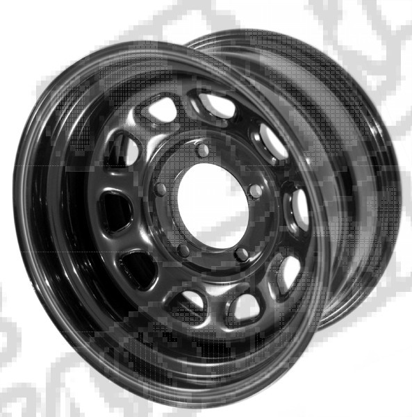 Felga D Window 15x8 5x5 czarna backspacing 3.75"