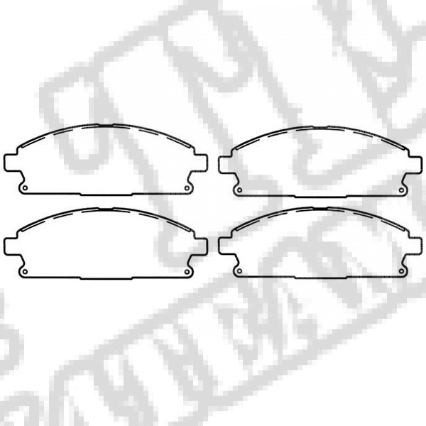 Klocki hamulcowe tylne 99-04 Jeep Grand Cherokee WJ