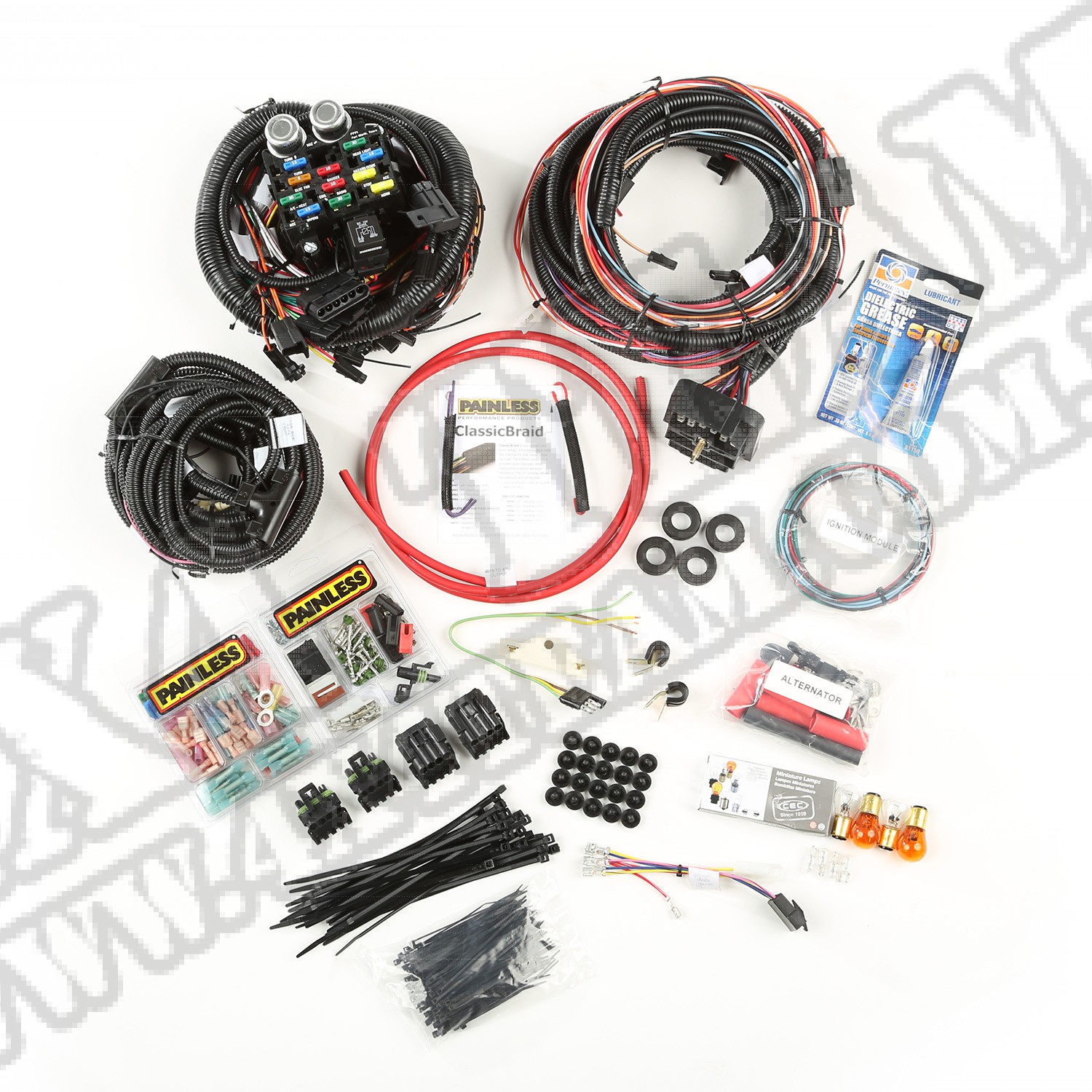 76-86 Jeep CJ, instalacja elektryczna kpl. firmy Painless Wiring