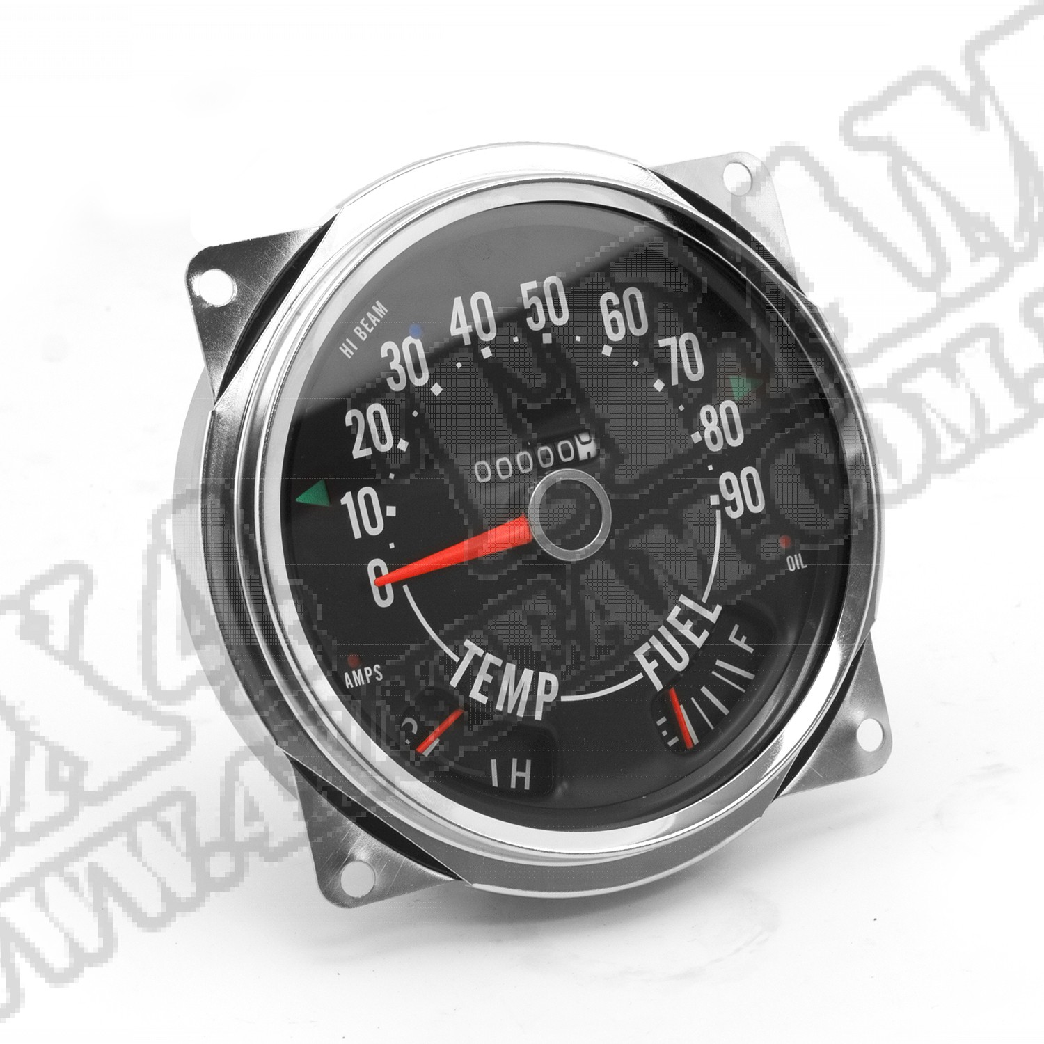 Prędkościomierz 0-90 MPH 55-79 Jeep CJ